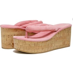 Veronica Beard Geno cork wedge sandal